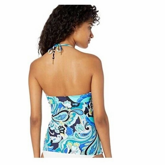 Trina Turk NEW Ipanema Geometric Print Tankini Top - Picture 2 of 12
